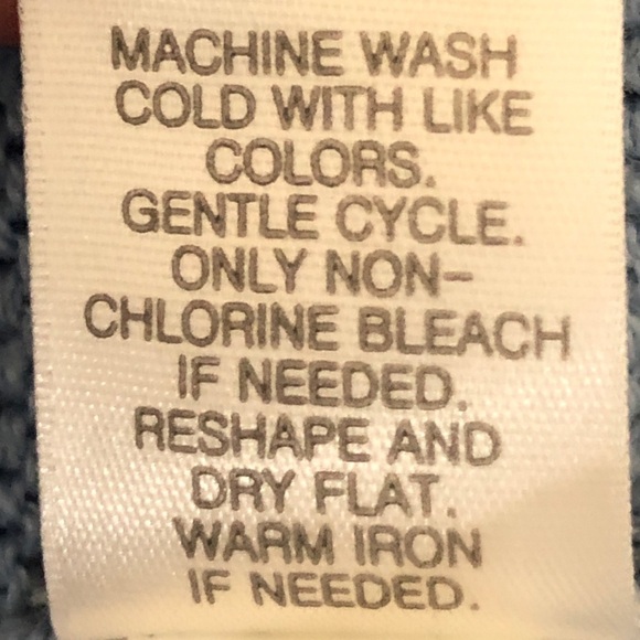 J. JILL - Cotton & Merino Wool Blend Light Blue Round Neck Sweater - Size Medium - Picture 8 of 8